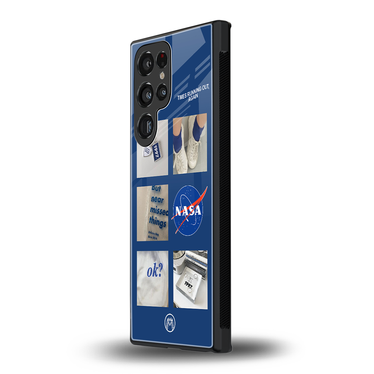 time is running out back phone cover | glass case for samsung galaxy s23 ultra