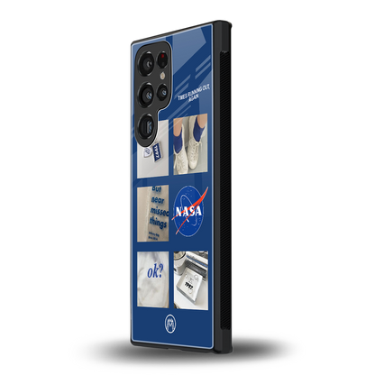 time is running out back phone cover | glass case for samsung galaxy s23 ultra