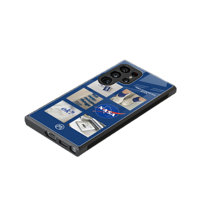 time is running out back phone cover | glass case for samsung galaxy s23 ultra