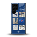time is running out back phone cover | glass case for samsung galaxy s25 ultra
