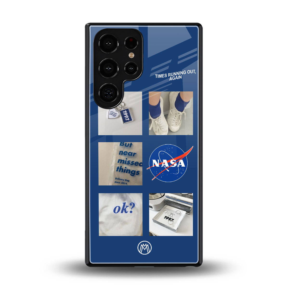 time is running out back phone cover | glass case for samsung galaxy s25 ultra