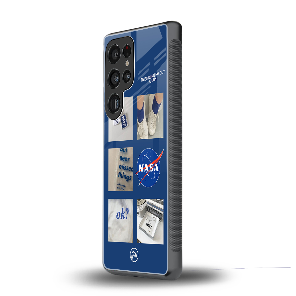 time is running out back phone cover | glass case for samsung galaxy s25 ultra