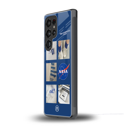 time is running out back phone cover | glass case for samsung galaxy s25 ultra