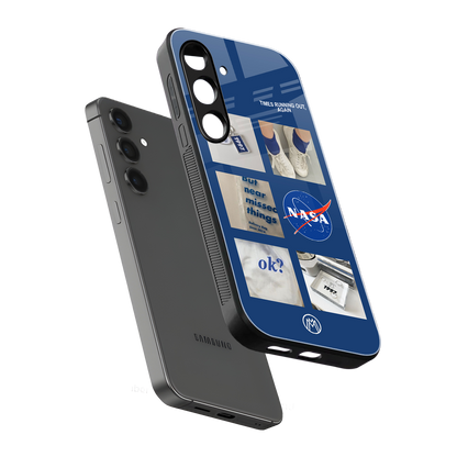 time is running out back phone cover | glass case for samsung galaxy s25 plus