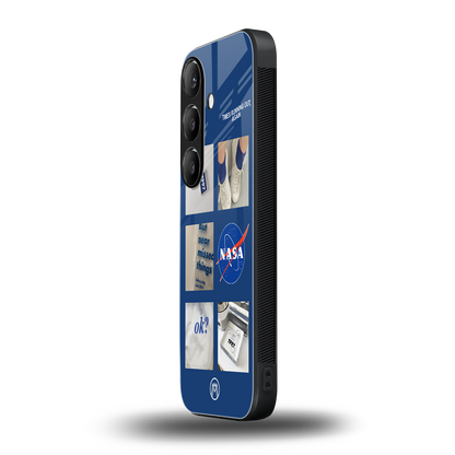 time is running out back phone cover | glass case for samsung galaxy s24 plus