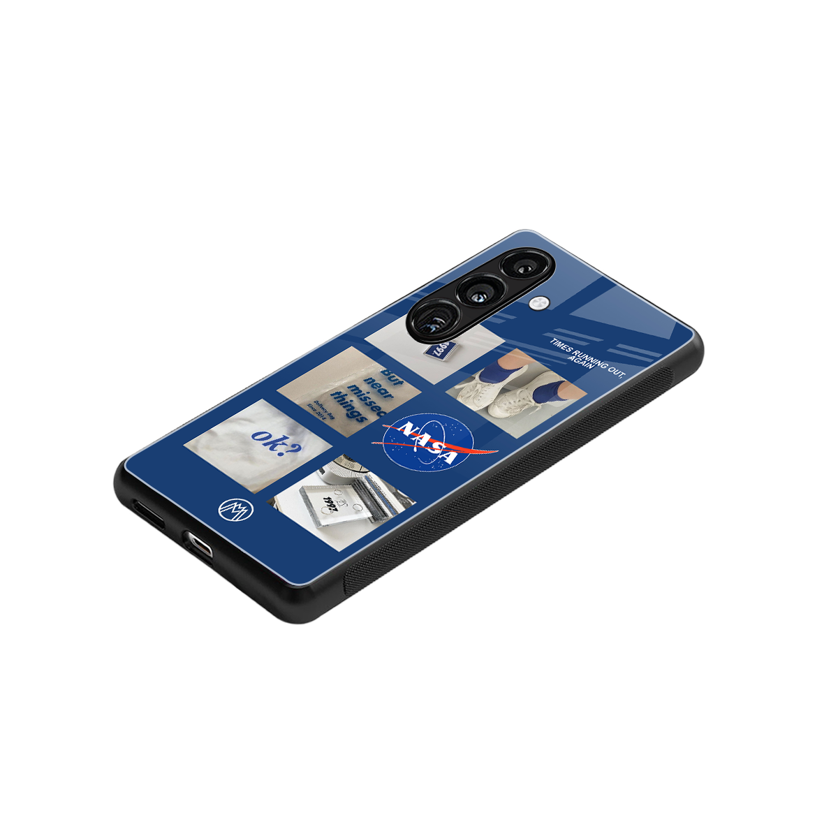 time is running out back phone cover | glass case for samsung galaxy s24 plus