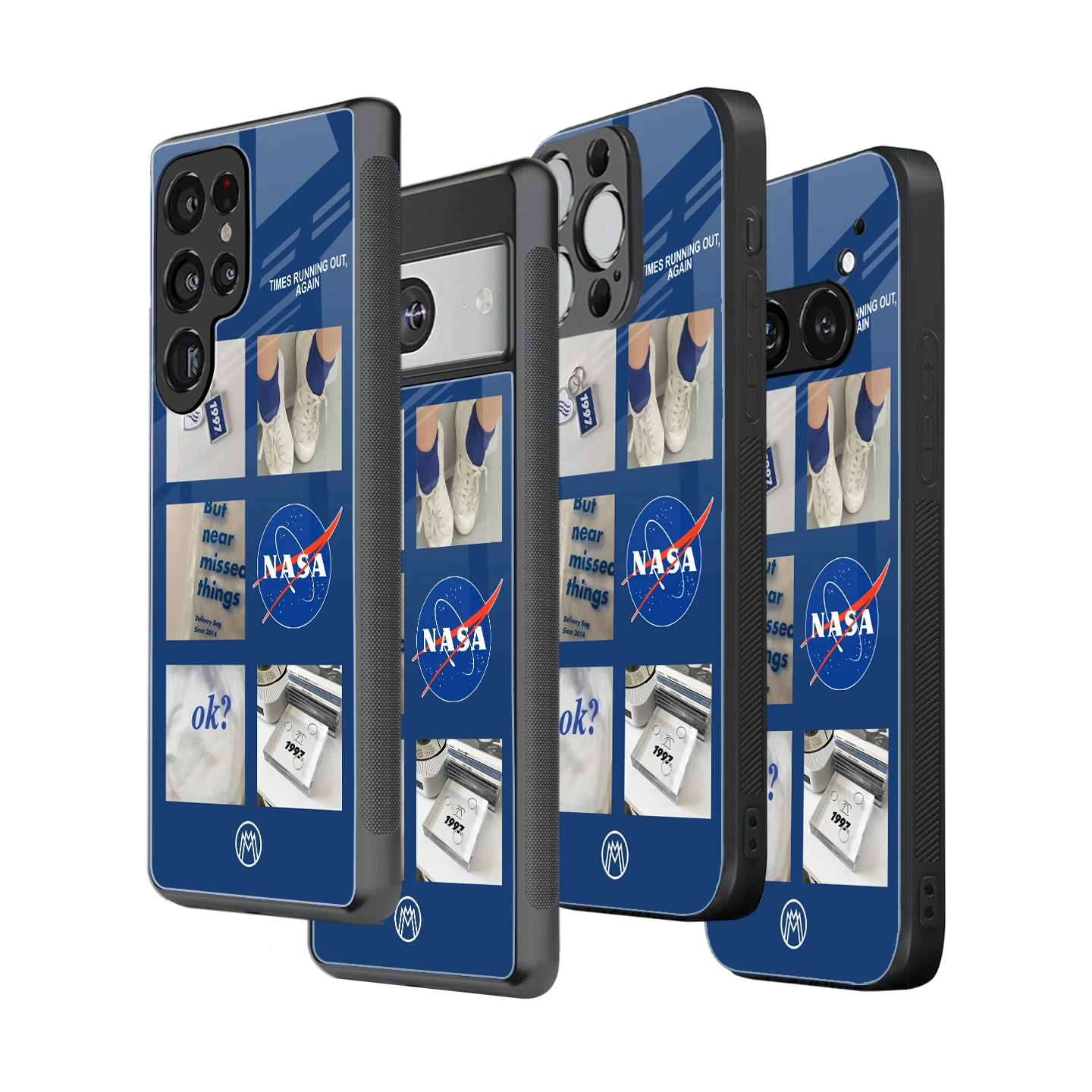Stylish Glass Back Case for All Smartphones – iPhone, Samsung, OnePlus, Pixel, Redmi, Oppo, Vivo, Motorola