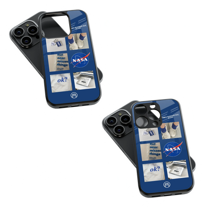 Trendy Glass Back Mobile Case for iPhone, Samsung, Redmi, OnePlus, Google Pixel, Motorola