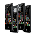 Stylish Glass Back Case for All Smartphones iPhone, Samsung, OnePlus, Pixel, Redmi, Oppo, Vivo, Motorola