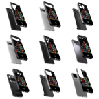 Durable Glass Back Mobile Case for iPhone, Samsung, OnePlus, Google Pixel, Redmi, Vivo, Oppo