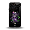 tokyo japan purple dragon black back phone cover | glass case for iphone 13 pro