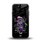 tokyo japan purple dragon black back phone cover | glass case for iphone 13