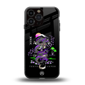 tokyo japan purple dragon black back phone cover | glass case for iphone 16 pro max