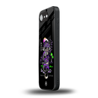 tokyo japan purple dragon black back phone cover | glass case for iphone 16e