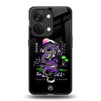 tokyo japan purple dragon black back phone cover | glass case for oneplus nord 3
