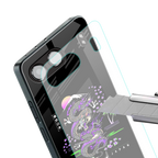 tokyo japan purple dragon black back phone cover | glass case for oneplus nord 4