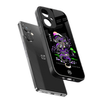 tokyo japan purple dragon black back phone cover | glass case for oneplus nord ce 3