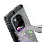 tokyo japan purple dragon black back phone cover | glass case for oneplus nord ce 3