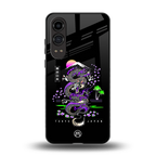tokyo japan purple dragon black back phone cover | glass case for oneplus nord ce 4 lite