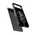 tokyo japan purple dragon black back phone cover | glass case for google pixel 6
