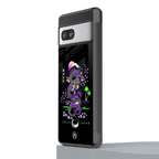 tokyo japan purple dragon black back phone cover | glass case for Google Pixel 7