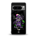 tokyo japan purple dragon black back phone cover | glass case for google pixel 8 pro