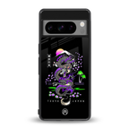 tokyo japan purple dragon black back phone cover | glass case for google pixel 8 pro
