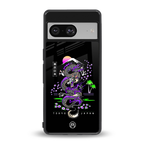 tokyo japan purple dragon black back phone cover | glass case for Google Pixel 8