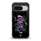 tokyo japan purple dragon black back phone cover | glass case for google pixel 9