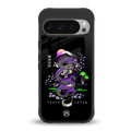 tokyo japan purple dragon black back phone cover | glass case for google pixel 9 pro