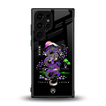 tokyo japan purple dragon black back phone cover | glass case for samsung galaxy s23 ultra