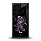 tokyo japan purple dragon black back phone cover | glass case for samsung galaxy s23 ultra