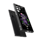 tokyo japan purple dragon black back phone cover | glass case for samsung galaxy s23 ultra