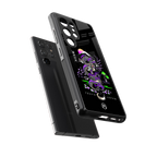tokyo japan purple dragon black back phone cover | glass case for samsung galaxy s25 ultra