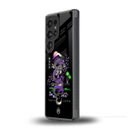 tokyo japan purple dragon black back phone cover | glass case for samsung galaxy s25 ultra