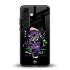 tokyo japan purple dragon black back phone cover | glass case for samsung galaxy s25 plus