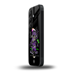 tokyo japan purple dragon black back phone cover | glass case for samsung galaxy s24