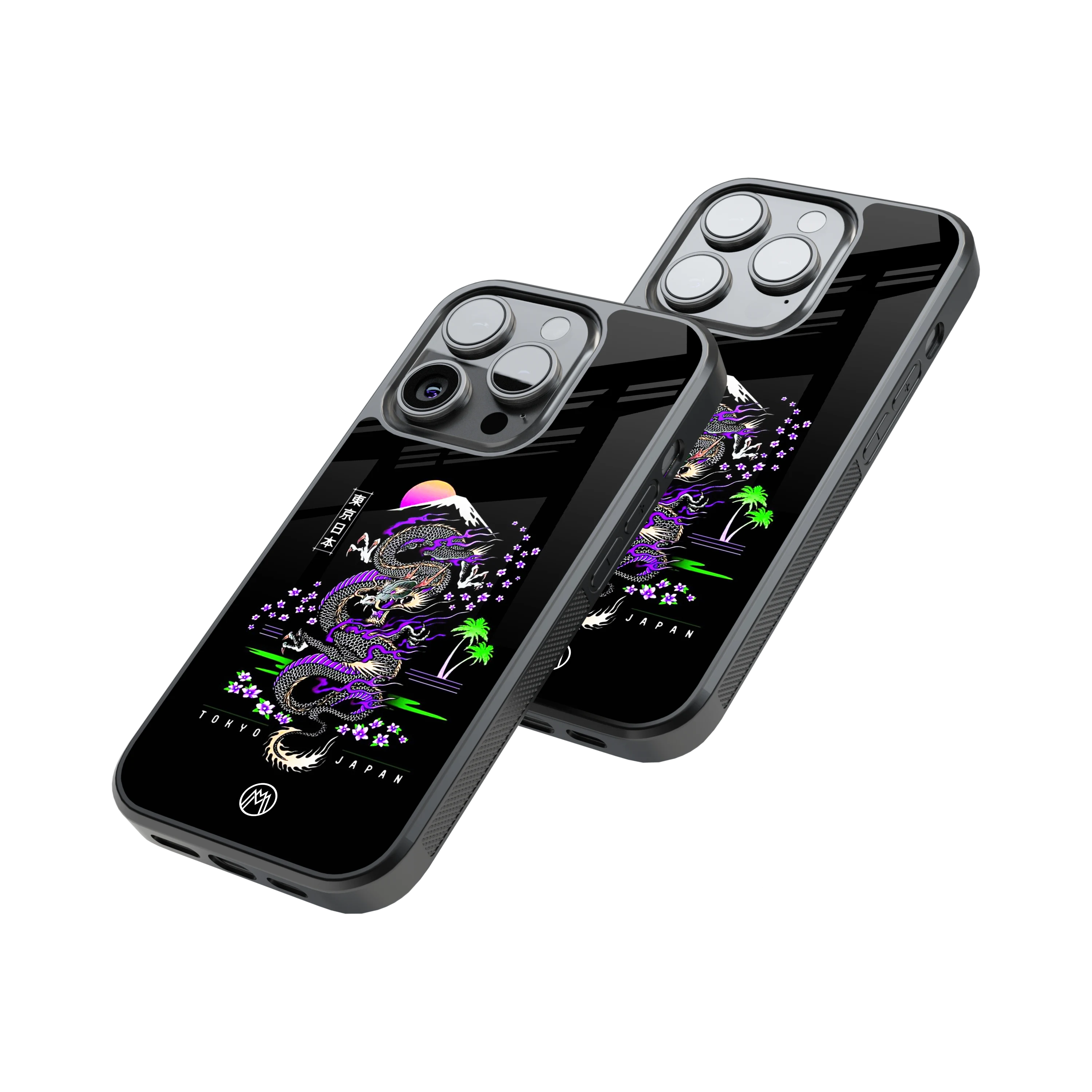 Protective Glass Back Phone Case Compatible with iPhone, Samsung, OnePlus, Pixel & More