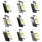 Durable Glass Back Mobile Case for iPhone, Samsung, OnePlus, Google Pixel, Redmi, Vivo, Oppo