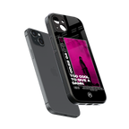 too cool to give a damn back phone cover | glass case for iphone 14 plus
