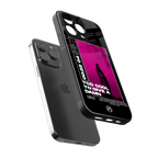 too cool to give a damn back phone cover | glass case for iphone 16 pro max