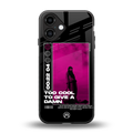 too cool to give a damn back phone cover | glass case for iphone 16