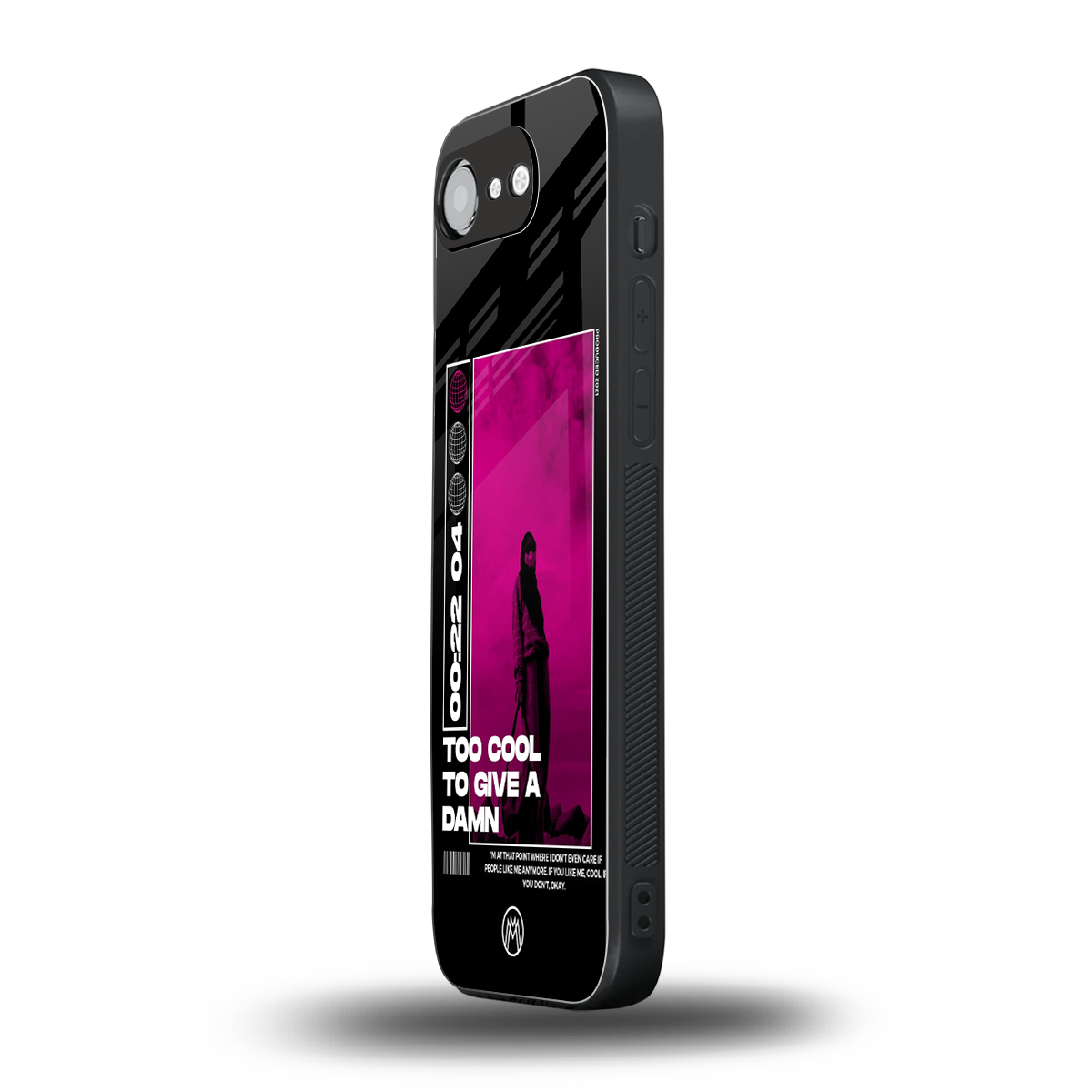 too cool to give a damn back phone cover | glass case for iphone 16e