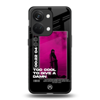 too cool to give a damn back phone cover | glass case for oneplus nord 3