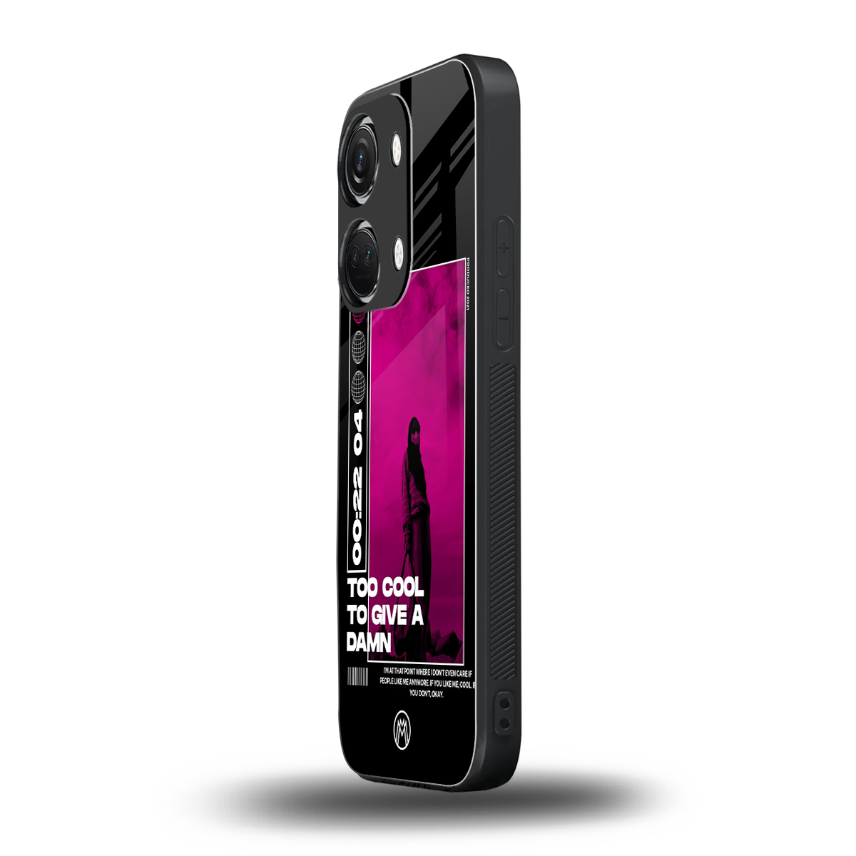 too cool to give a damn back phone cover | glass case for oneplus nord 3