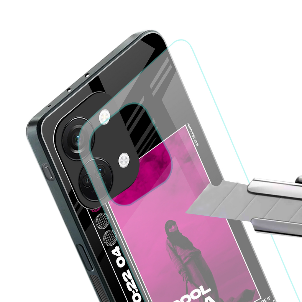 too cool to give a damn back phone cover | glass case for oneplus nord 3