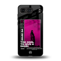 too cool to give a damn back phone cover | glass case for oneplus nord 4