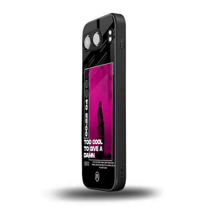 too cool to give a damn back phone cover | glass case for oneplus nord 4
