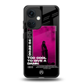 too cool to give a damn back phone cover | glass case for oneplus nord ce 3