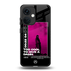 too cool to give a damn back phone cover | glass case for oneplus nord ce 3